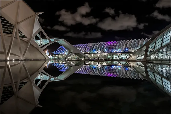 reflejos ciudad de las artes y las ciencias valencia