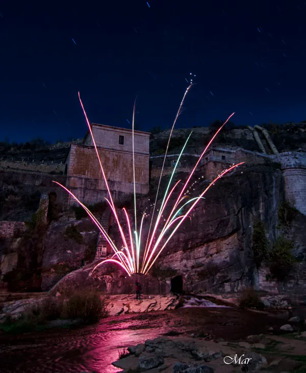 cumpleaos, fotografía nocturna en Patones