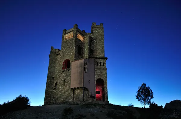 castillo de alhaurin, fotografía nocturna en Alhaurín El Grande