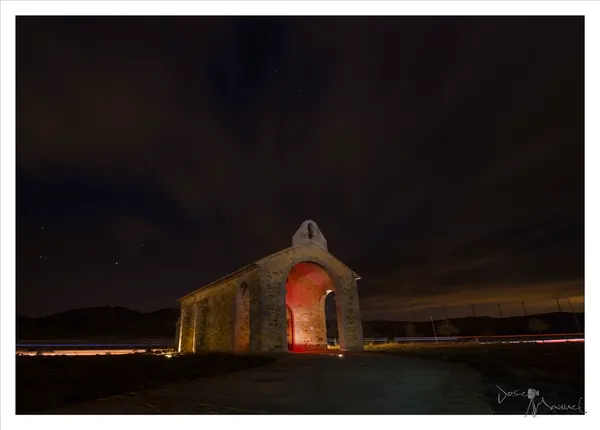 ermita de san roque, fotografía nocturna en Barracas