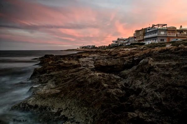 cala ferris, fotografía nocturna en Torrevieja