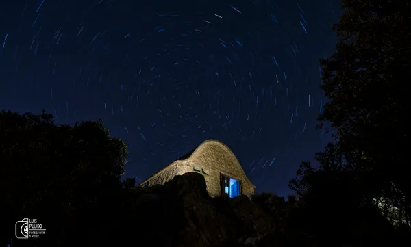 refugio sierra mgina, fotografía nocturna en Pegalajar