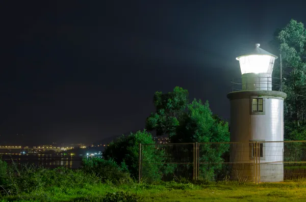 faro la guia, fotografía nocturna en Vigo