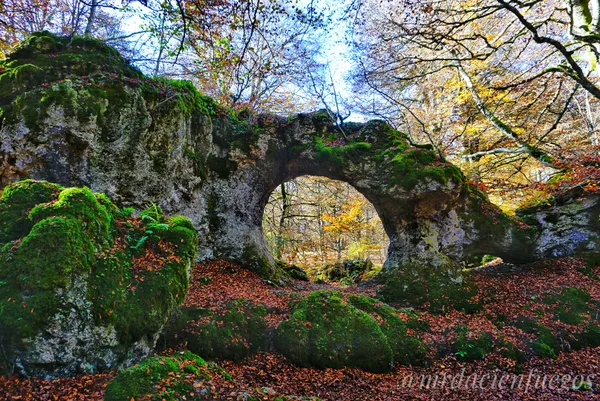 arco de zalamportillo, fotografía nocturna en San Millán