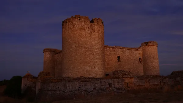 castillo de pioz, fotografía nocturna en Pioz