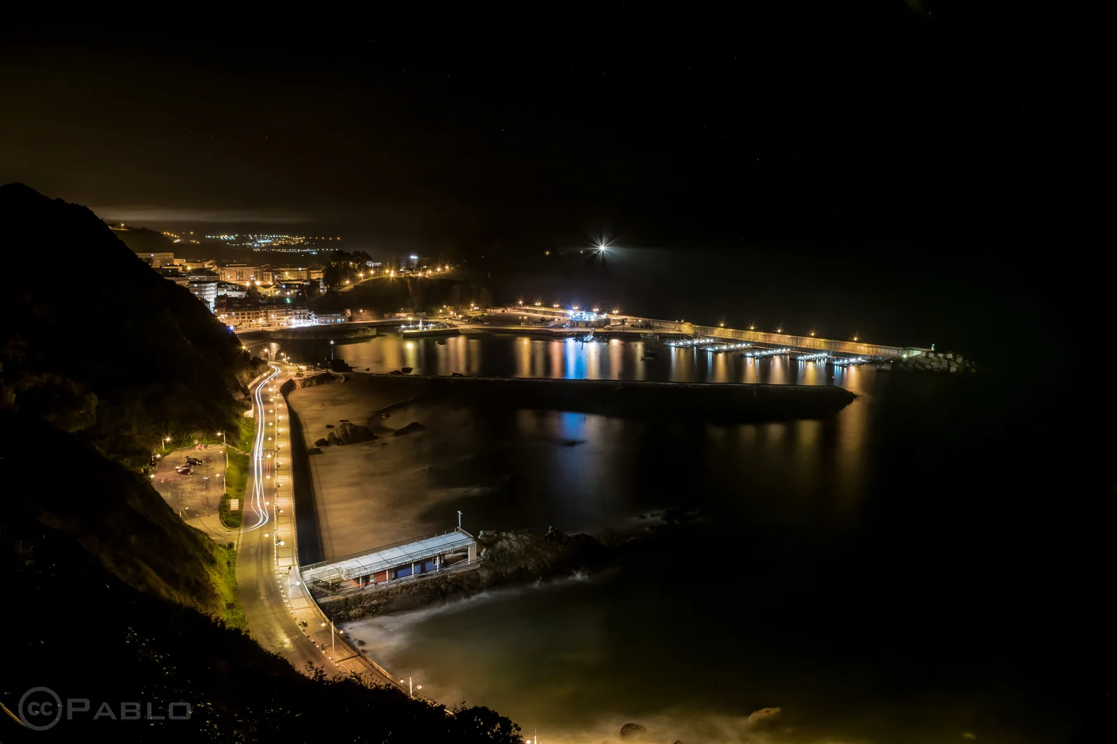 nocturna de cands desde el mirador de la formiga