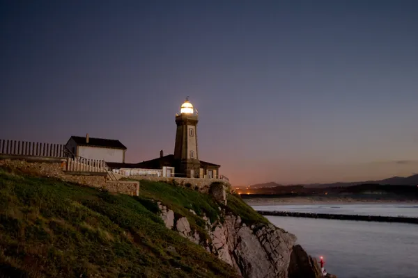 faro san juan, fotografía nocturna en Gozón