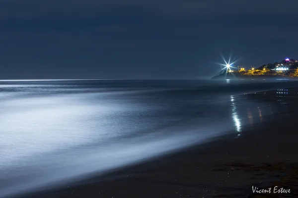 far, fotografía nocturna en Cullera