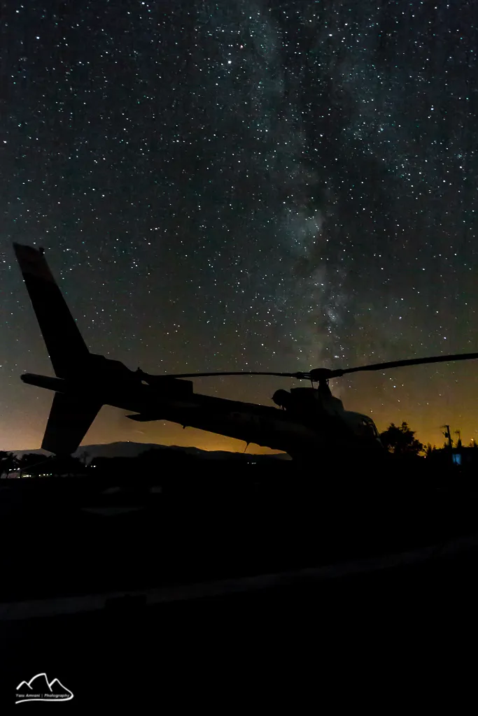 milky way over b3