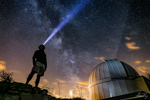 enfocando la via lactea