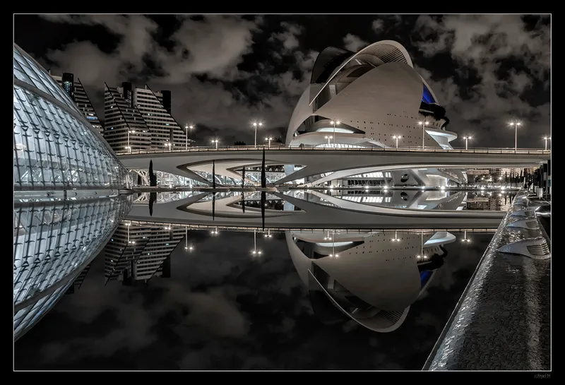 ciudad de las artes y las cienciasreflejos