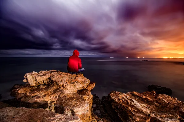 solo en la noche