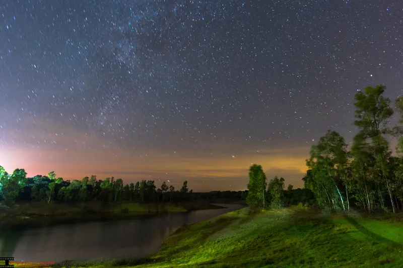 estrellas en lagos del serrano