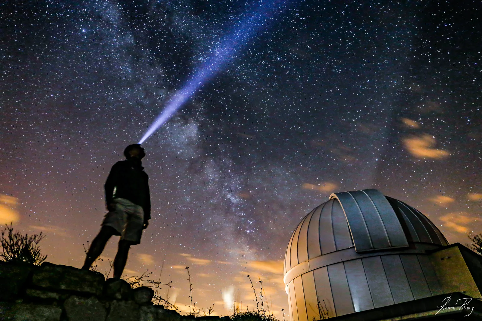 enfocando la via lactea
