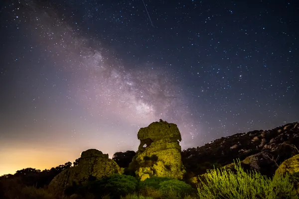 va lctea por montera, fotografía nocturna en Los Barrios
