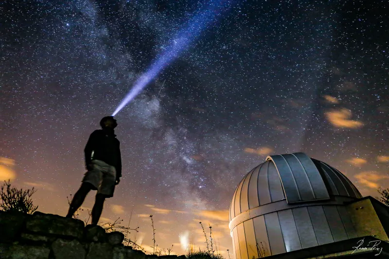 enfocando la via lactea