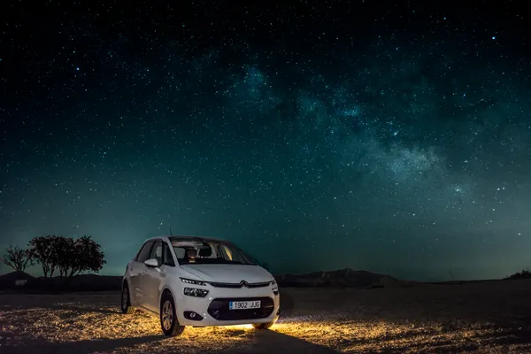 va lactea, fotografía nocturna en Ibi