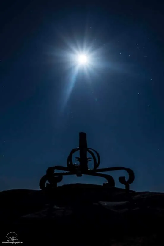 la luna en la pea muana