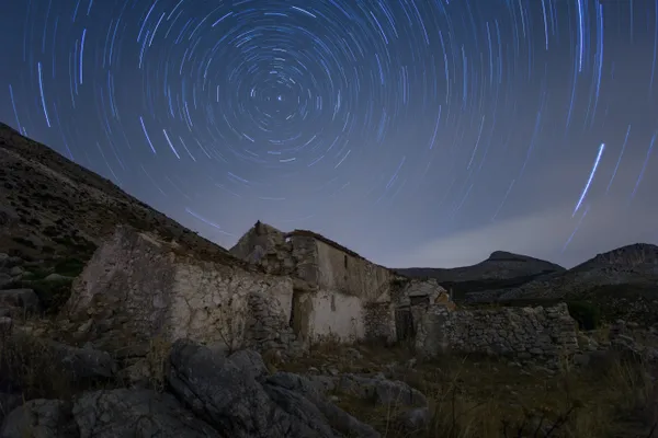 cortijo del silencio, fotografía nocturna en Álora
